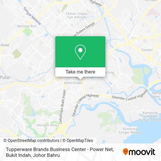如何坐公交去johor Baharu的tupperware Brands Business Center Power Net Bukit Indah