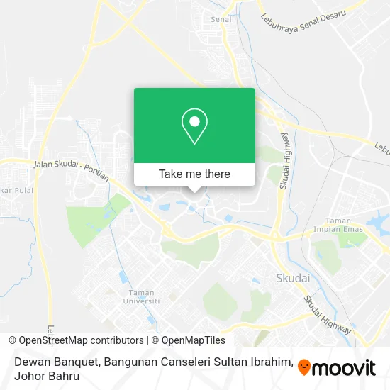 Dewan Banquet, Bangunan Canseleri Sultan Ibrahim map