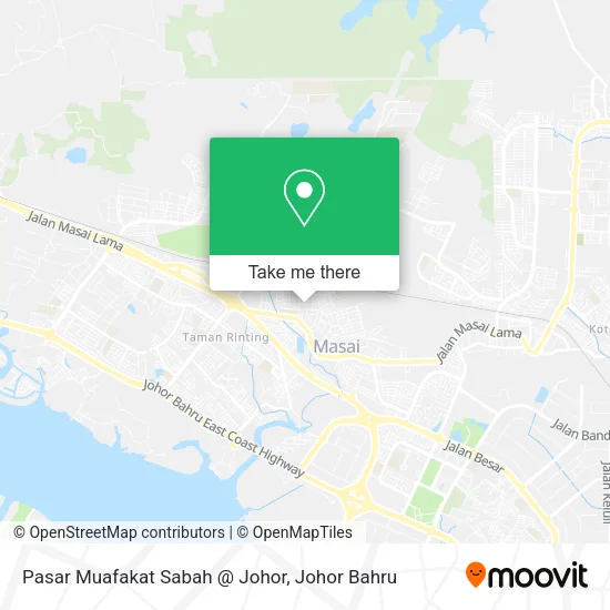 Pasar Muafakat Sabah @ Johor map