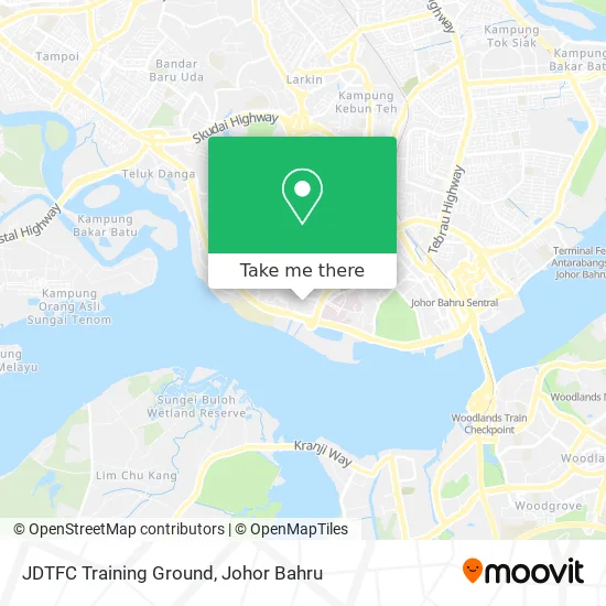 JDTFC Training Ground map