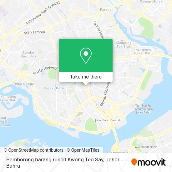 Pemborong barang runcit Kwong Teo Say map