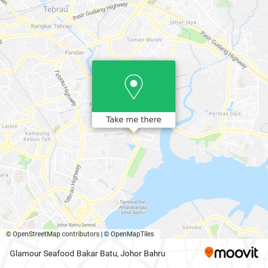 Glamour Seafood Bakar Batu map