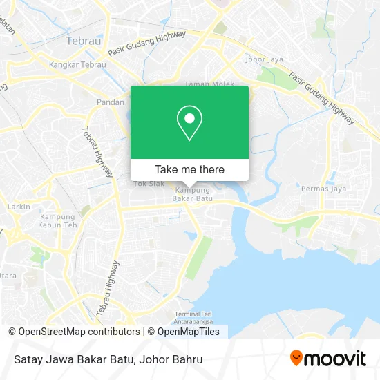 Satay Jawa Bakar Batu map