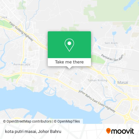 kota putri masai map