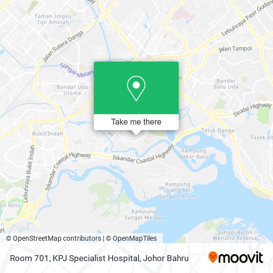 Room 701, KPJ Specialist Hospital map
