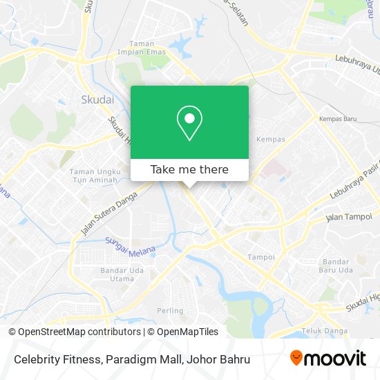 Celebrity Fitness, Paradigm Mall map