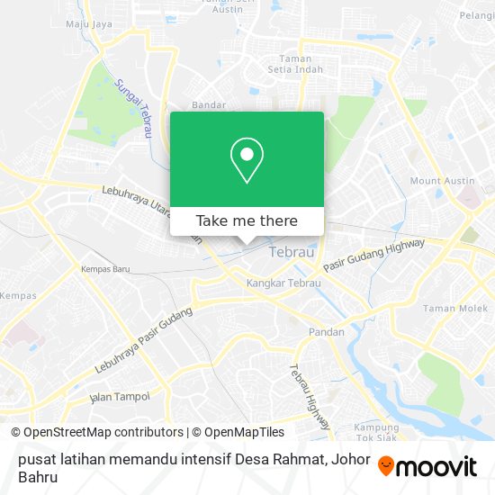 pusat latihan memandu intensif Desa Rahmat map