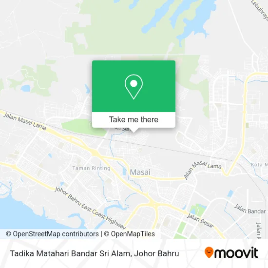 Tadika Matahari Bandar Sri Alam map
