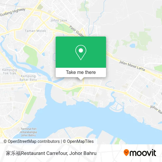 家乐福Restaurant Carrefour map