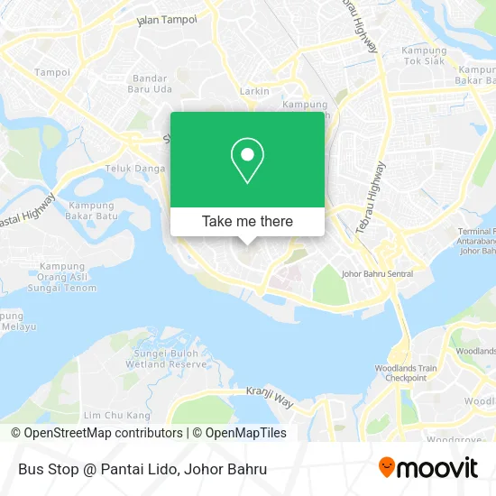 Bus Stop @ Pantai Lido map