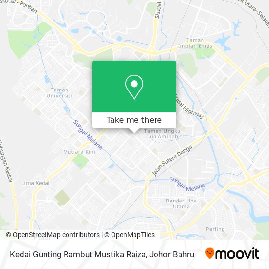 Kedai Gunting Rambut Mustika Raiza map