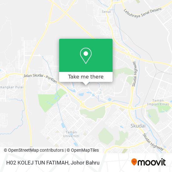 H02 KOLEJ TUN FATIMAH map