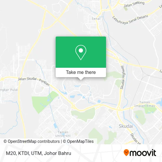 M20, KTDI, UTM map