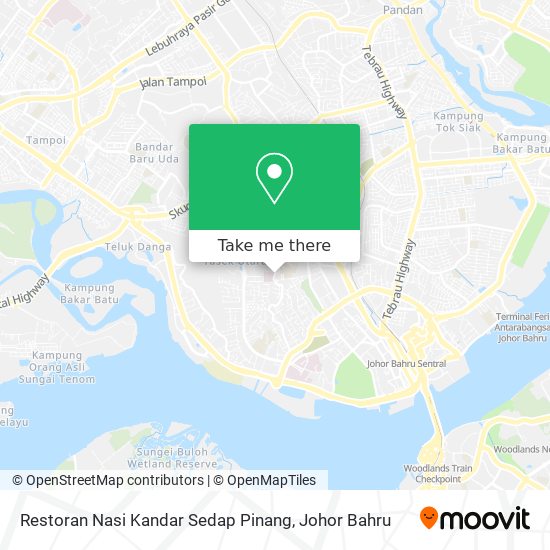 Restoran Nasi Kandar Sedap Pinang map