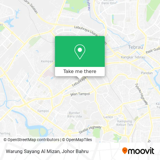 Warung Sayang Al Mizan map