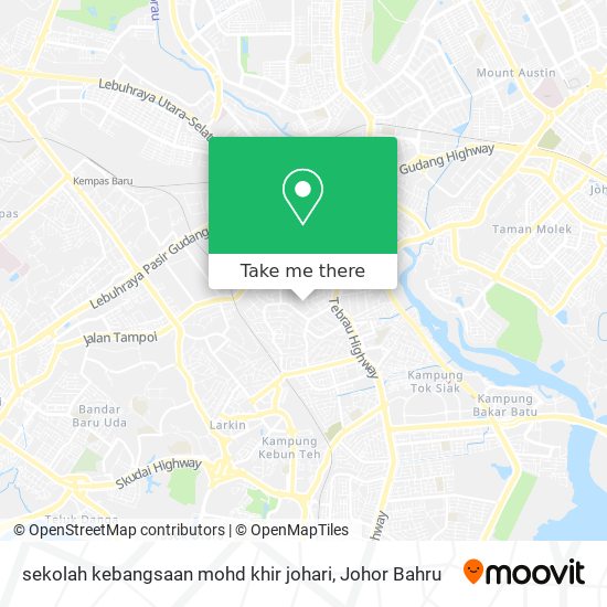 sekolah kebangsaan mohd khir johari map