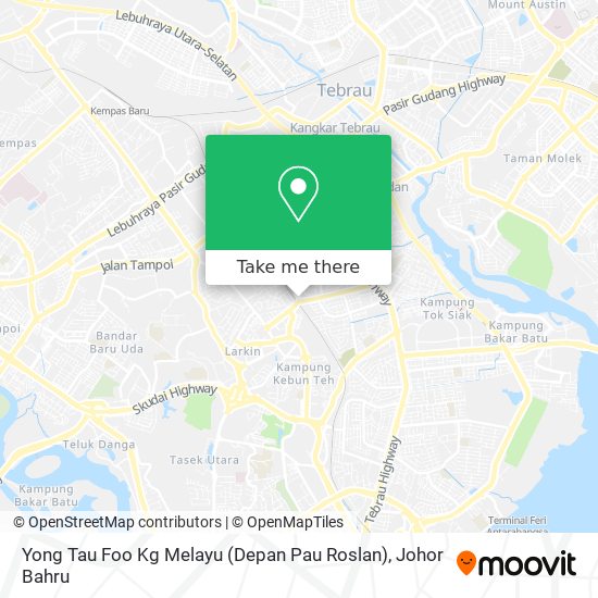 Yong Tau Foo Kg Melayu (Depan Pau Roslan) map