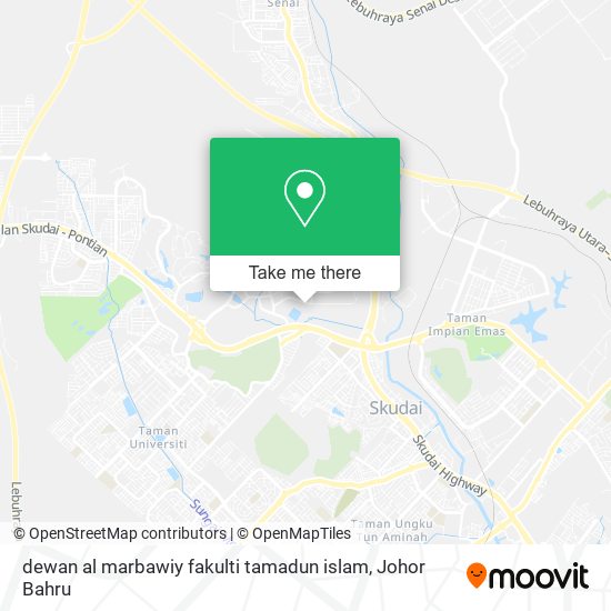 dewan al marbawiy fakulti tamadun islam map