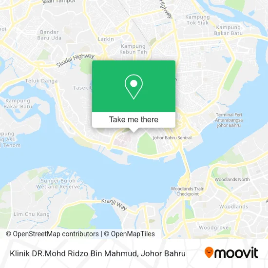 Klinik DR.Mohd Ridzo Bin Mahmud map
