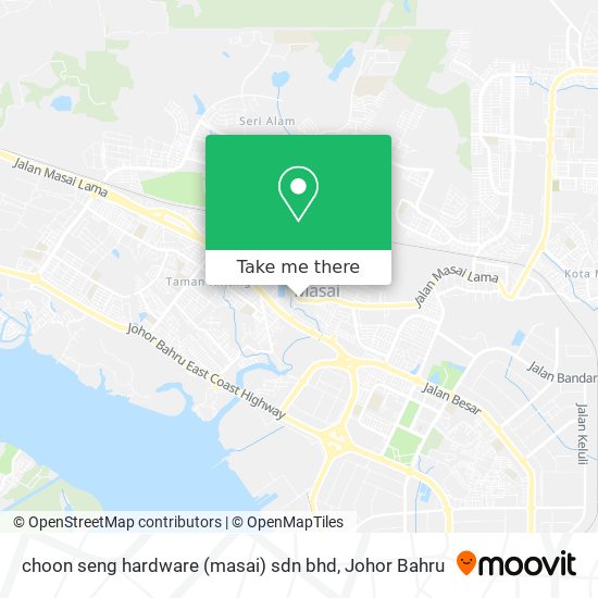 choon seng hardware (masai) sdn bhd map