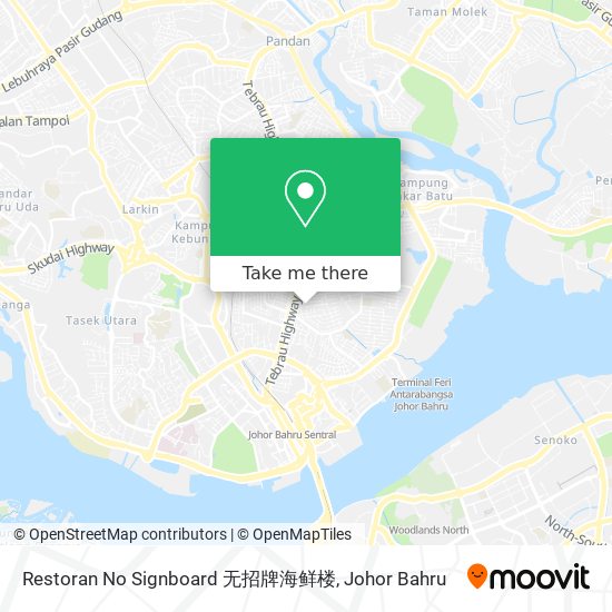 Restoran No Signboard 无招牌海鲜楼 map