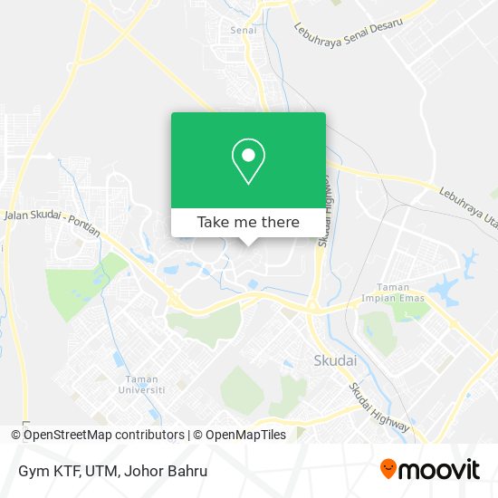 Gym KTF, UTM map