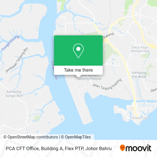 PCA CFT Office, Building A, Flex PTP map