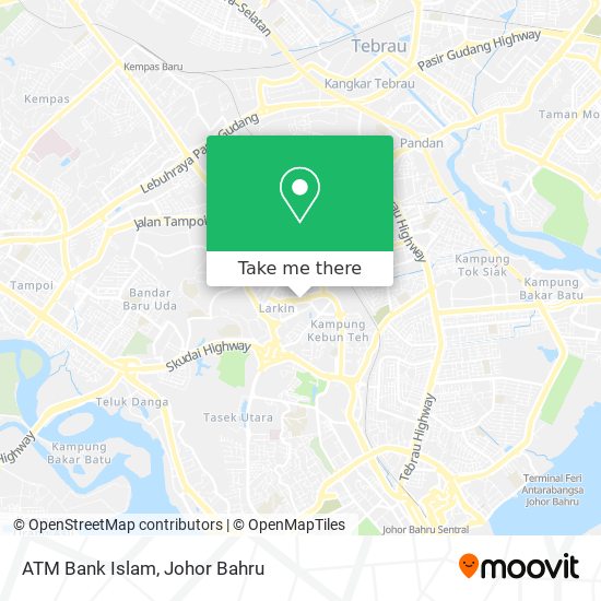 ATM Bank Islam map