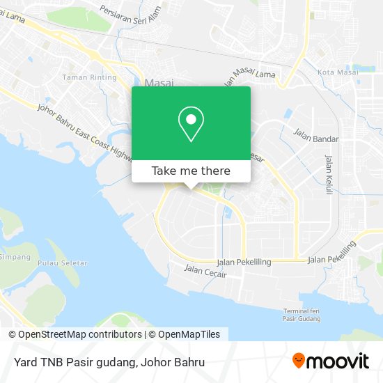 Yard TNB Pasir gudang map