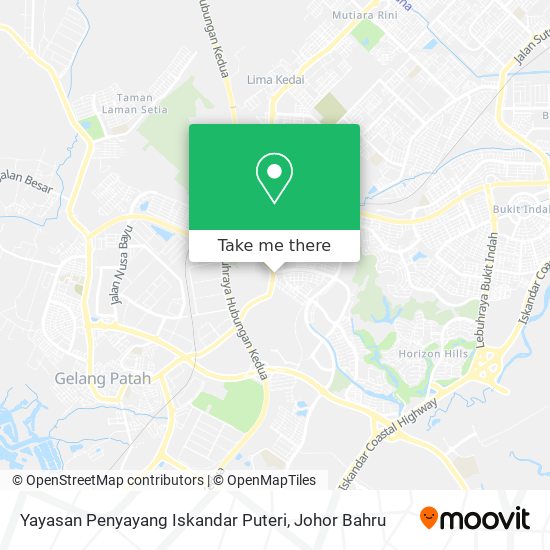 Yayasan Penyayang Iskandar Puteri map