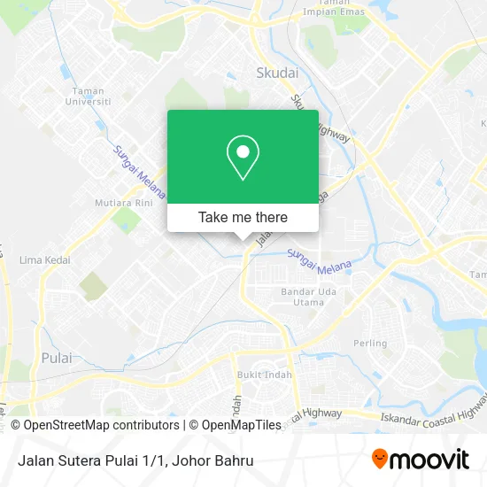 Jalan Sutera Pulai 1/1 map