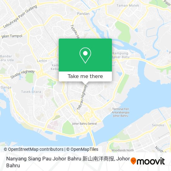 Nanyang Siang Pau Johor Bahru 新山南洋商报 map