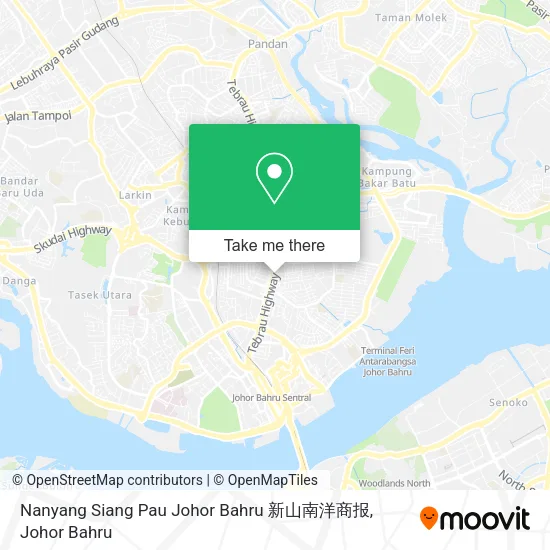 Nanyang Siang Pau Johor Bahru 新山南洋商报 map