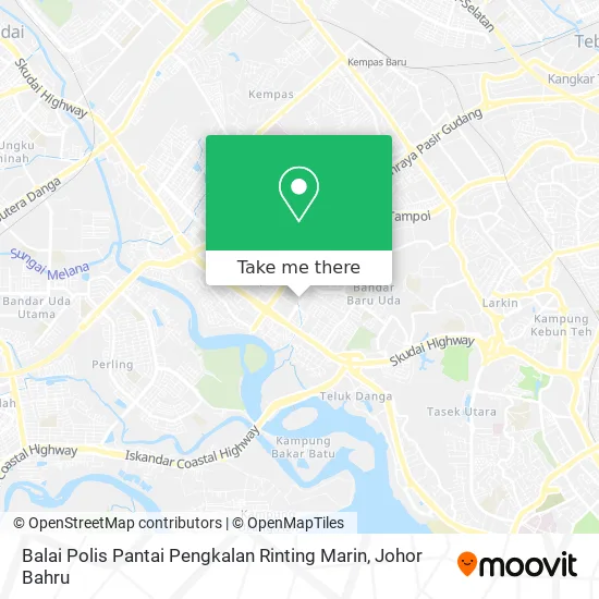 Balai Polis Pantai Pengkalan Rinting Marin map