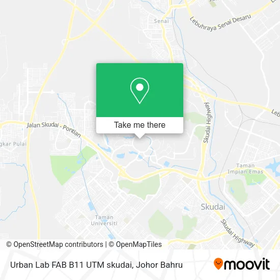 Urban Lab FAB B11  UTM skudai map