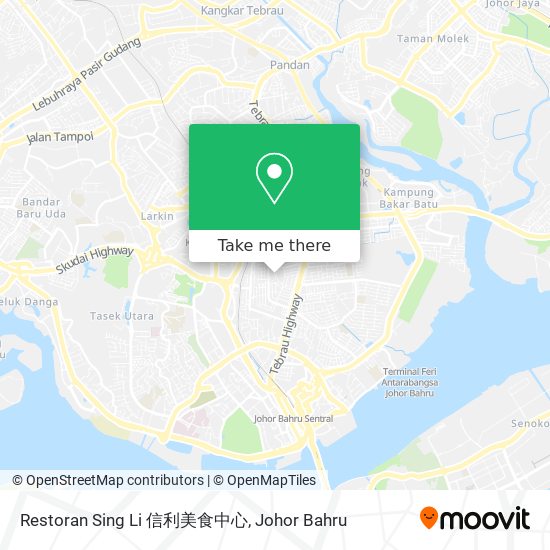 Restoran Sing Li 信利美食中心 map