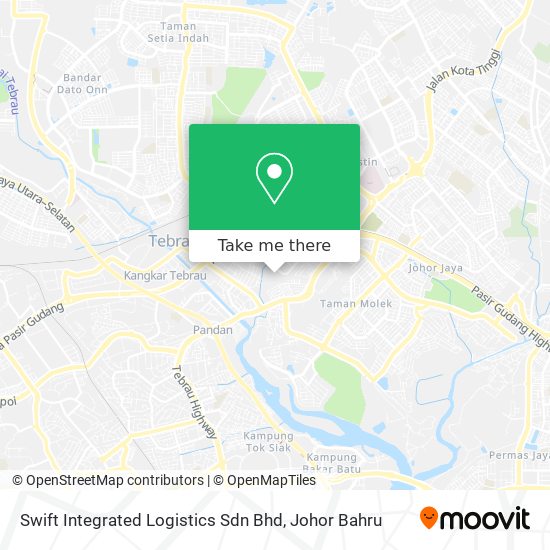 Swift Integrated Logistics Sdn Bhd map