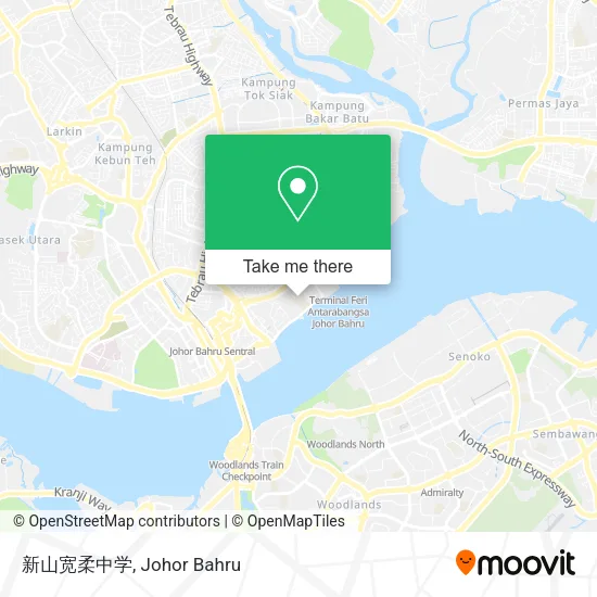 新山宽柔中学 map