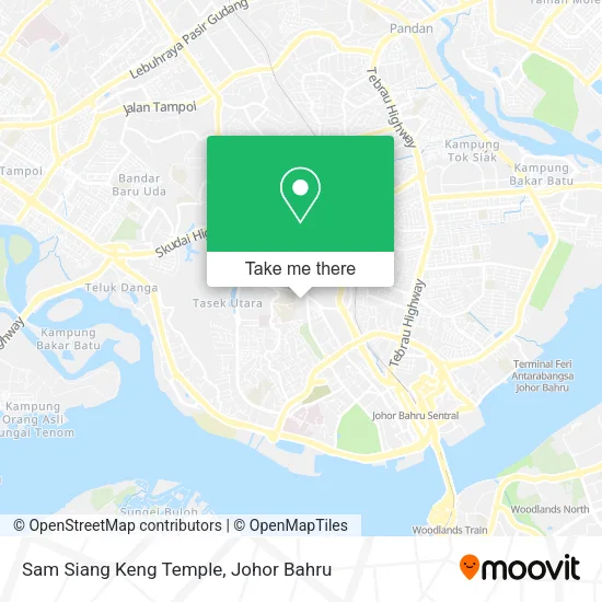 Sam Siang Keng Temple map