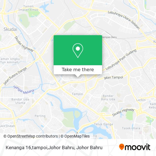 Kenanga 16,tampoi,Johor Bahru map