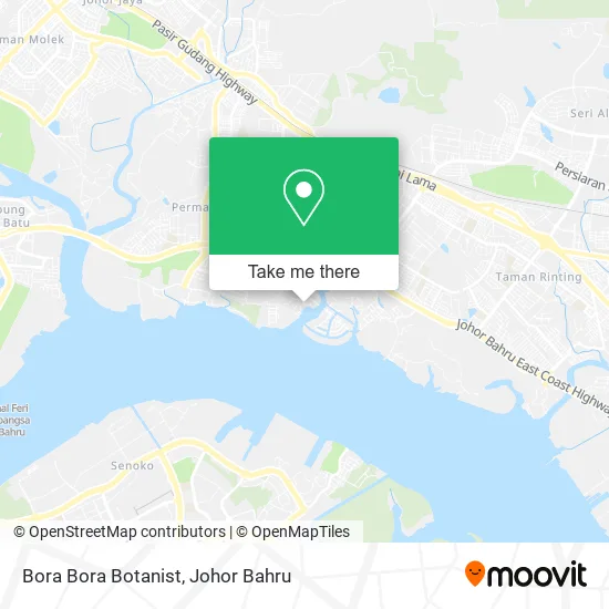 Bora Bora Botanist map