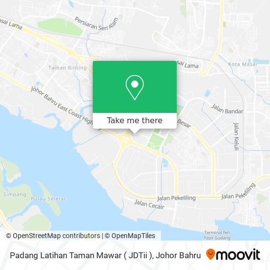 Padang Latihan Taman Mawar ( JDTii ) map