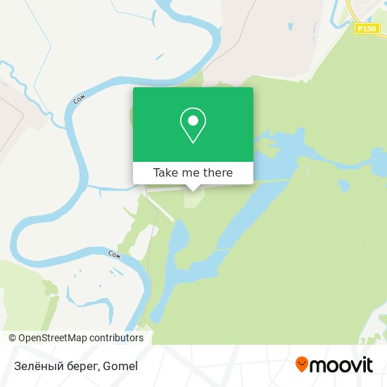 Зелёный берег map