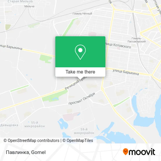 Павлинка map
