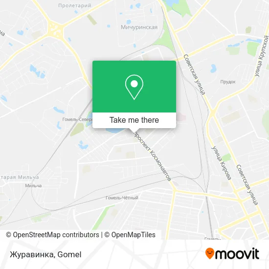 Журавинка map
