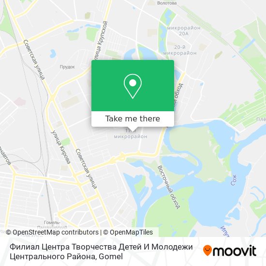 Филиал Центра Творчества Детей И Молодежи Центрального Района map