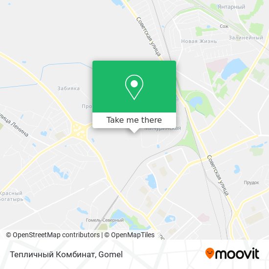 Тепличный Комбинат map