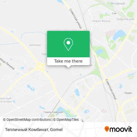 Тепличный Комбинат map
