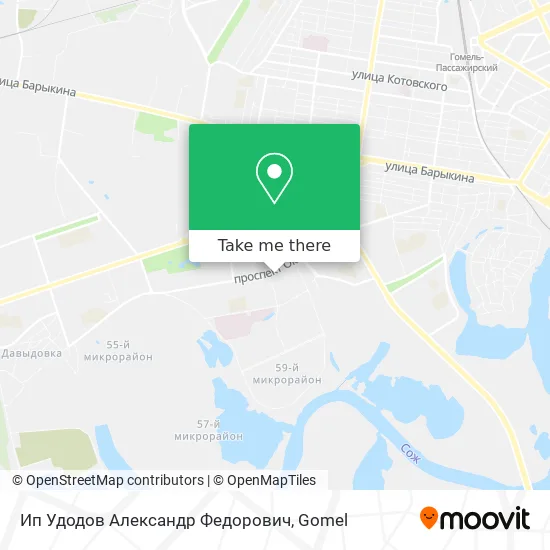 Ип Удодов Александр Федорович map