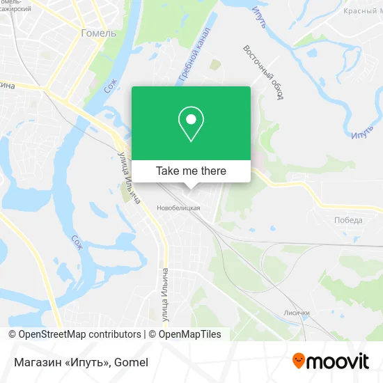 Магазин «Ипуть» map